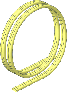 ~Electric Powered Up Light Twin Cable Coiled