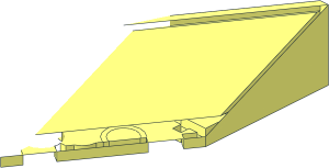 ~Windscreen  6 x  4 x  1.333 Pointed - Half