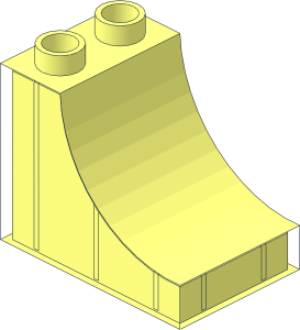 ~Duplo Brick  2 x  3 x  2 with Inside Curve