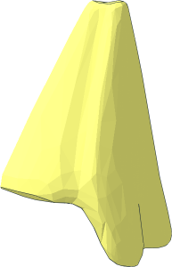 ~Minifig Hat High Cone Shaped Half Subpart