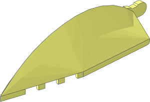 ~Windscreen  8 x  4 x  2 Curved with Handle Half