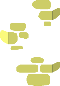 ~Panel Wall  3 x  3 x  6 Scattered Stones Pattern