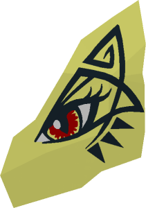 ~Animal Dragon Head Elves Red Eyes and Black Interlace Pattern