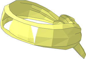 ~Minifig Hat Ninja Wrap Band without Patternable Area