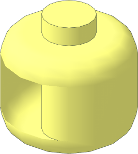 ~Minifig Baby Head without Face