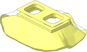 ~Minifig Skirt Wavy without Patternable Surfaces