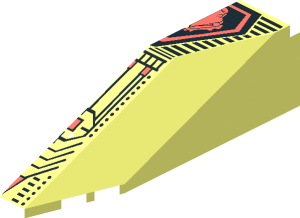 ~Windscreen 10 x  4 x  2.333 Canopy with UFO Pattern - Half