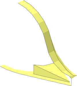 ~Minifig Hat Bicorne - Quarter