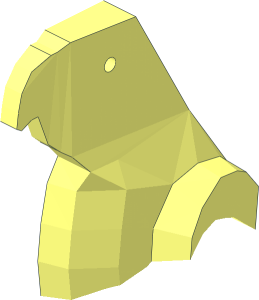 ~Animal Bird Parrot Head - Half