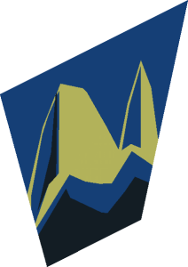 ~Baseplate 32 x 32 Raised with Ramp and Pit with Ice Pattern - Pit Right 1