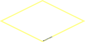 ~Baseplate 32 x 32 Raised with Ramp and Pit with Grey and DarkGrey Rocks Pattern - Bottom