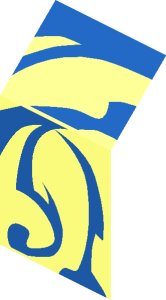 ~Hinge Panel  2 x  4 x  3.333 with SW Gungan Sub Pattern Half