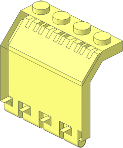 ~Hinge Panel  2 x  4 x  3.333 without Front Face