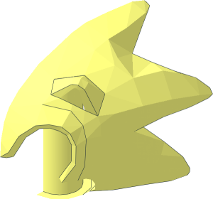 ~Minifig Head Sonic the Hedgehog - Half