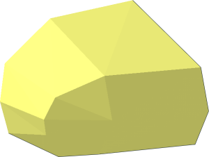 ~Minifig Head Sonic the Hedgehog Nose - Half