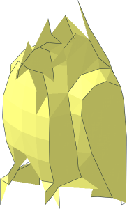 ~Animal Bird Parrot with Wide Beak and Tail - Marbled Colour 1