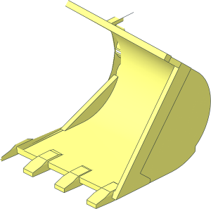 ~Technic Excavator Bucket 10 x  7 Half