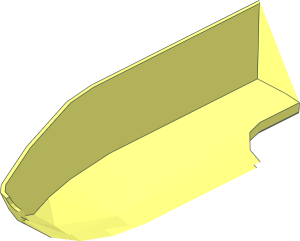 ~Boat Hull Floating 16 x  8 Bottom - Half