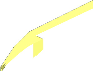 ~Boat Hull Floating 16 x  8 Deck - Half