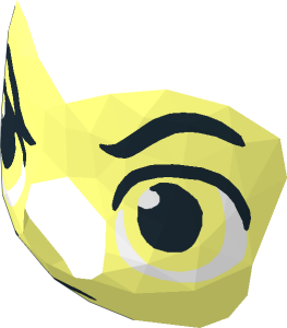 ~Figure Elves Goblin Face with Eyes, Frown and Smirk Pattern