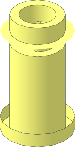 ~Minifig Head - Stud Vented without Outer Face