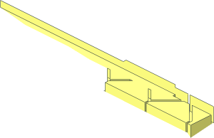 ~Monorail Track Point Bottom Triangles Subpart