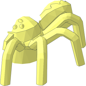 ~Animal Spider with Elongated Abdomen Half