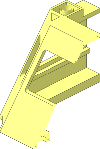 ~Train Front Sloping Top Half