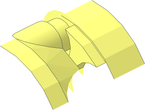 ~Wheel 12 x 20 with Technic Axle Hole and 6 Pegholes - Segment