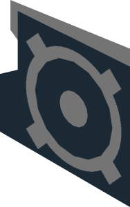 ~Brick  1 x  2 with Boombox Pattern