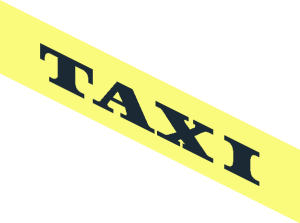 ~Pattern "TAXI" Thick