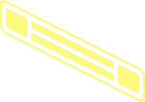 ~Pattern Car Grille for Brick 1 x 4 - Colour