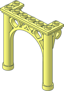 Arch 2 x 6 x 5 Ornamented Arch 2 x 6 x 5 Ornamented