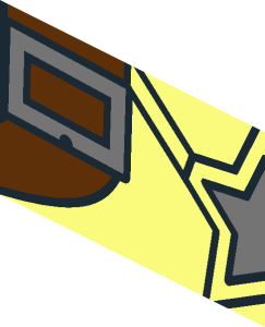 ~Brick  1 x  4 with Silver Star and  2 Belt Buckles Pattern - Half