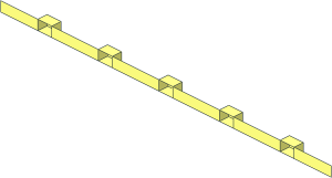 ~Door  1 x  5 x  7.5 - Structured Front Surface