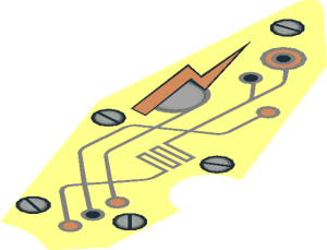 ~Wing Insectoid Small with Arm Hinge with Circuit Pattern