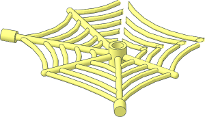 ~Animal Spider Web without Two Spokes