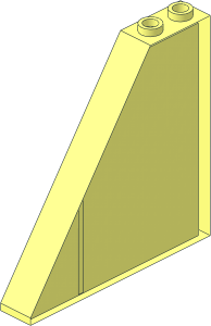 ~Slope Brick 55  1 x  6 x  5 Subpart without Side Faces