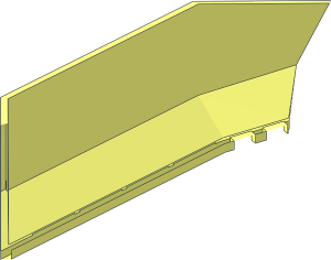 ~Tipper Bucket  8 x 12 x  3.333 Side