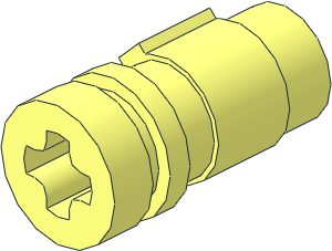 Technic Axle Joiner  2L Hilt