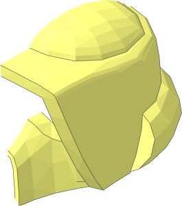 ~Minifig Helmet Scout Trooper - Half