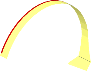 ~Minifig Helmet Star Wars Rebel Pilot - Red Line Pattern