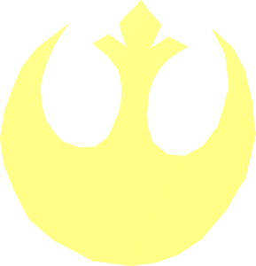 ~Minifig Helmet Star Wars Rebel Pilot - Rebel Logo Pattern