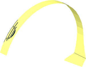 ~Minifig Helmet SW Rebel Pilot with Checkered Pattern Top