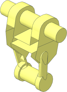 ~Minifig Mechanical Torso without Chest/Rib Surface