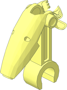 ~Minifig Mechanical Head SW Battle Droid without Top Surfaces