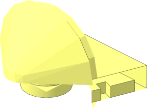 ~Windscreen  4 x  7 x  2 Round Front Dome