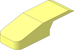 ~Excavator Bucket  6 x  3 with Click Hinge 2-Finger - Tooth