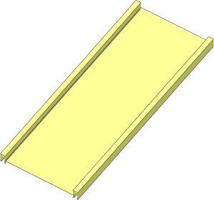 ~Car Track 32 x 16 x  1 Inclined - Subpart