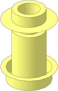 ~Brick  1 x  1 Round with Hollow Stud without Outer Surface